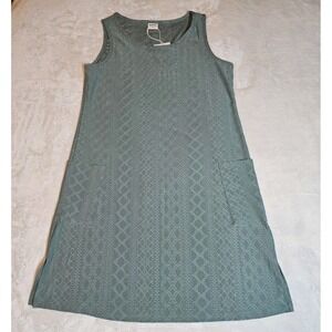 BKRIVE Sleeveless Light Green Dress with Pockets Women's Size Small
